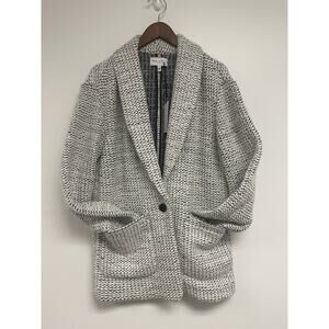 Michael Stars Black and White Wool Blend Macey Blazer – Size M - NWT!